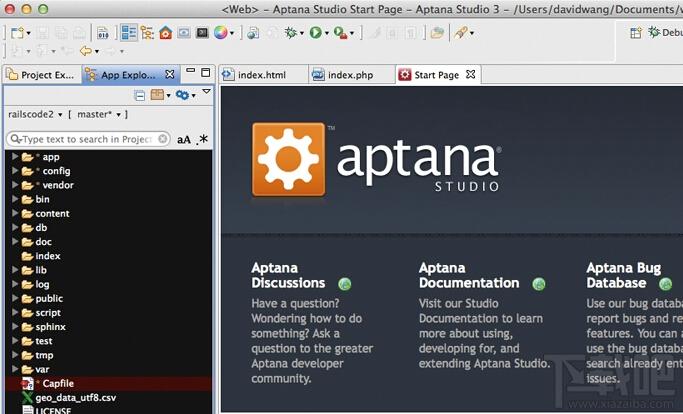 Aptana Studio,web应用开发
