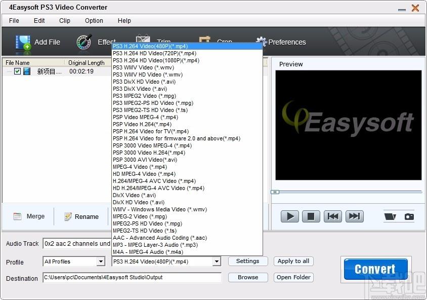 4Easysoft PS3 Video Converter下载,PS3视频格式转换器