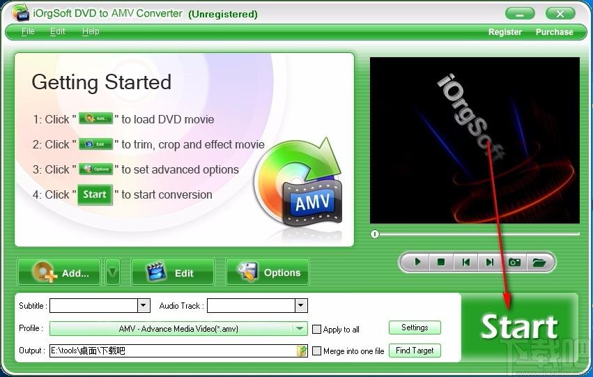 iOrgSoft DVD to AMV Converter,DVD转AMV,视频转换
